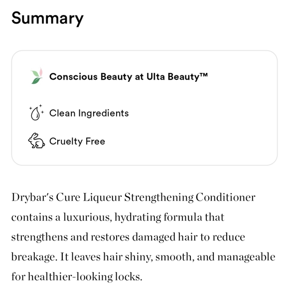 Drybar Cure Liqueur Shampoo and Conditioner with Gin Twist Curl Cream - Picture 4 of 15